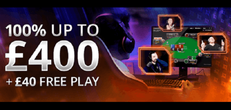 Bono de primer depósito de partypoker uk 100% hasta £400+£40 gratis