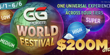 GGPOKER ANUNCIA LA SERIE DE TORNEOS EN LÍNEA MÁS GRANDE DE LA HISTORIA – LA GGPOKER WORLD FESTIVAL CON GARANTÍA DE $200.000.000