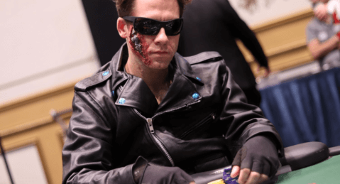 JUNGLEMAN SE DISFRAZA DE TERMINATOR EN EL POKER PLAYERS CHAMPIONSHIP DE $50.000