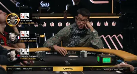 MANO DE POKER DE LA SEMANA – ¡JUAN PARDO FOLDEA UNA PAREJA DE REYES EN PREFLOP!