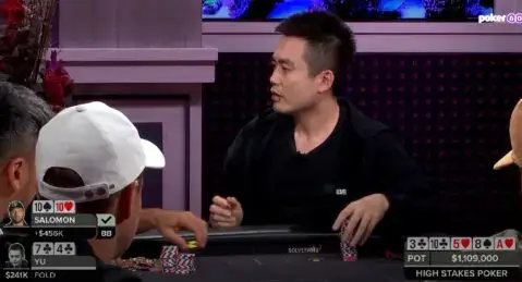 HIGH STAKES POKER – BOTE DE $1.109.000 Y MALA RACHA PARA CHARLES YU