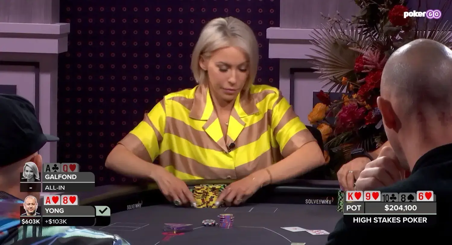 HIGH STAKES POKER – DEBUT ACCIDENTADO PARA FARAH GALFOND