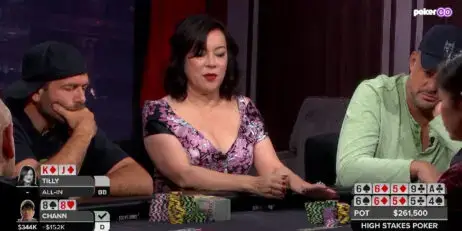 HIGH STAKES POKER – TRIPLE DERROTA PARA JENNIFER TILLY EN UN SÓLO EPISODIO