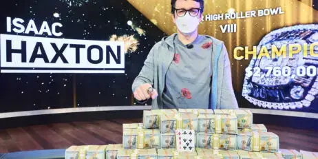 ISAAC HAXTON GANA EL SUPER HIGH ROLLER BOWL VIII POR $2.760.000