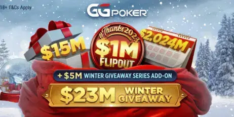 GGPOKER ANUNCIA LA WINTER GIVEAWAY DE $23.000.000