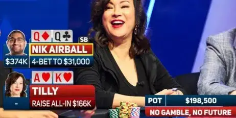 MANO DE POKER DE LA SEMANA – NIK AIRBALL DESTRUYE A JENNIFER TILLY EN UN BOTE DE $333.800