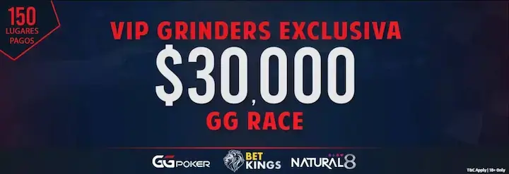 ggpoker rake race exclusiva vip-grinders